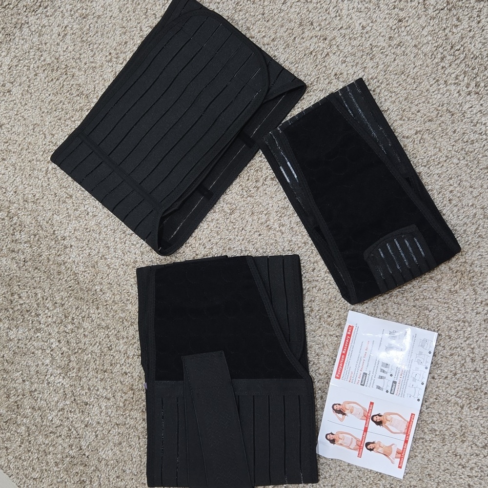 ChongErfei 3 in 1 Postpartum Support Recovery Belly Belt Shapewear Slimming